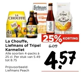Aanbieding: La Chouffe, Liefmans of Tripel Karmeliet