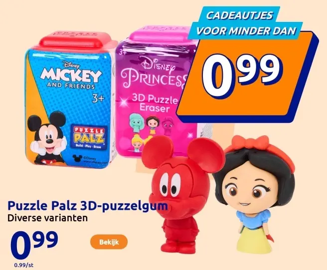 Aanbieding: Puzzle Palz 3D-puzzelgum