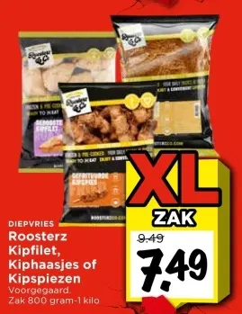 Aanbieding: Kipfilet, Kiphaasjes of Kipspiezen