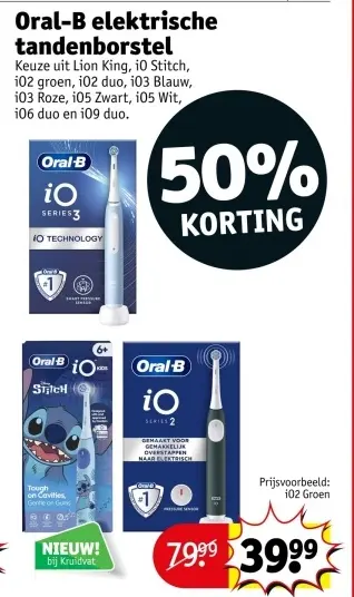 Promotie: Oral-B iO tandenborstel