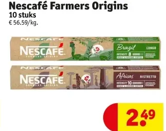 Promotie: Nescafe Farmers Origins