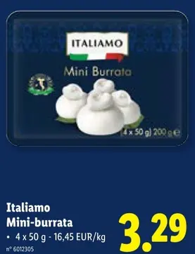 Offre: Italiamo Mini-burrata