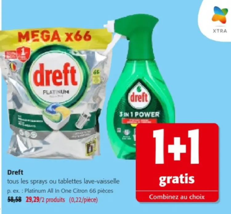 Offre: Dreft Platinum All In One Citron