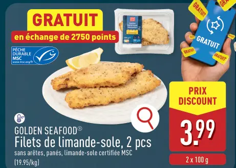 Offre: Filets de limande-sole