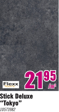 Aanbieding: FLEXXFLOORS Stick Deluxe PVC vloerdelen zelfklevend Tokyo 2,1 m²