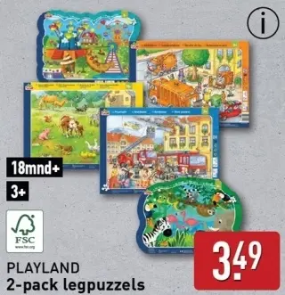 Aanbieding: 2-pack legpuzzels