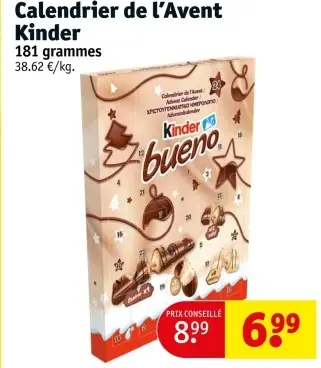 Offre: Calendrier de l'Avent