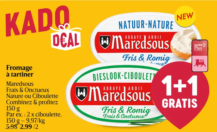 Offre: Fromage à tartiner