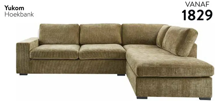 Aanbieding: Yukom Hoekbank