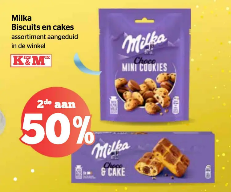 Promotie: Milka Biscuits en cakes
