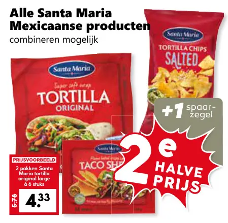 Aanbieding: Alle Santa Maria Mexicaanse producten
