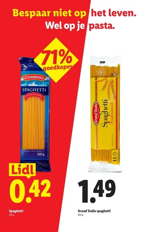 Aanbieding: Combino Spaghetti