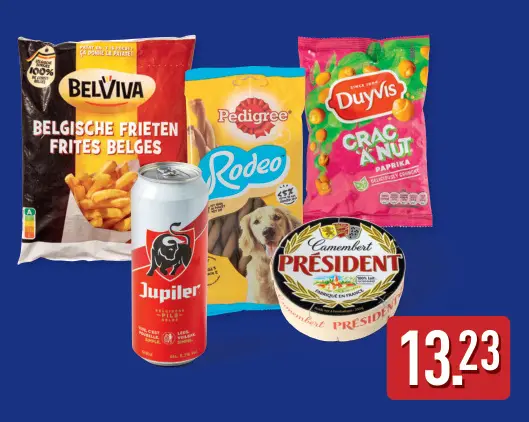 Offre: Belgische Frieten, Pedigree Rodeo, Duyvis Cra