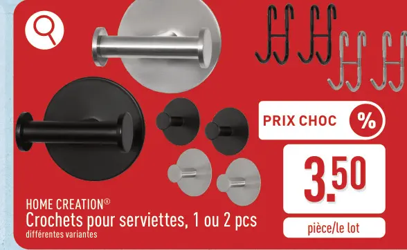 Offre: Crochets pour serviettes