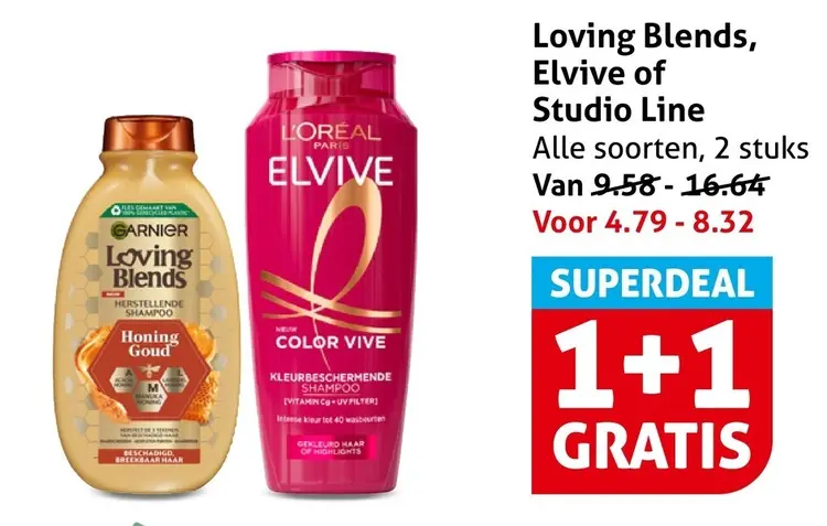 Aanbieding: Loving Blends, Elvive of Studio Line