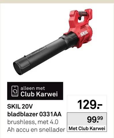 Aanbieding: SKIL 20V bladblazer 0331AA