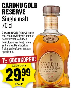 Aanbieding: Cardhu Gold Reserve Single Malt Whisky 70 cl