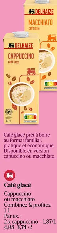 Offre: Café glacé prêt à boire