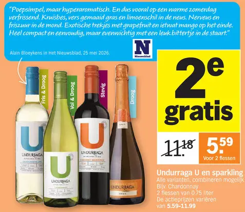 Promotie: Undurraga U en sparkling