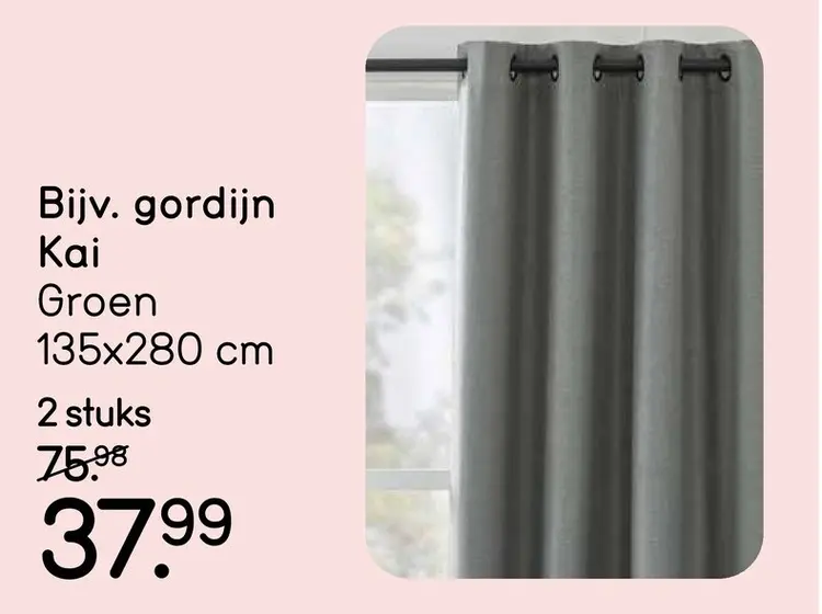 Aanbieding: gordijn Kai
