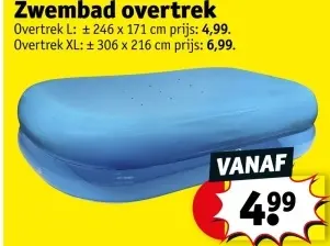 Promotie: Zwembad overtrek