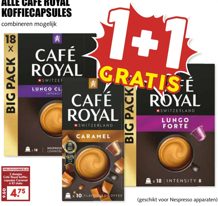 Aanbieding: Café Royal Koffiecapsules
