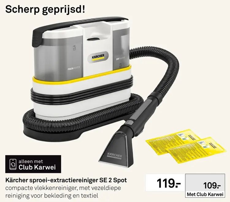 Aanbieding: Sproei-extractiereiniger SE 2 Spot