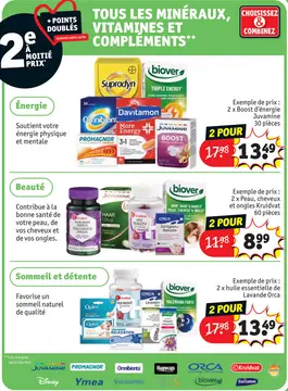 Offre: Tous les minéraux, vitamines et compléments