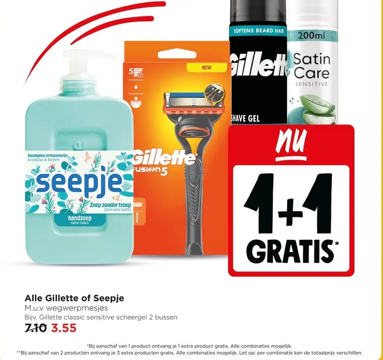 Aanbieding: Alle Gillette of Seepje