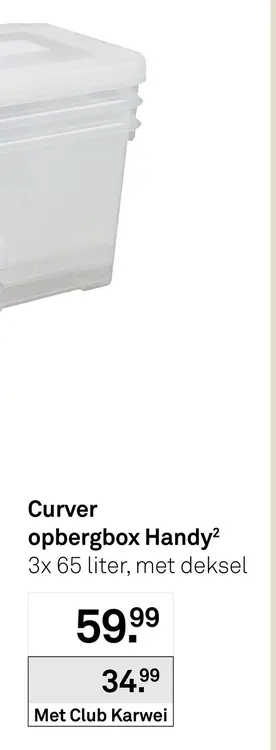 Aanbieding: Curver opbergbox Handy²