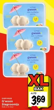 Aanbieding: Slagroomijs