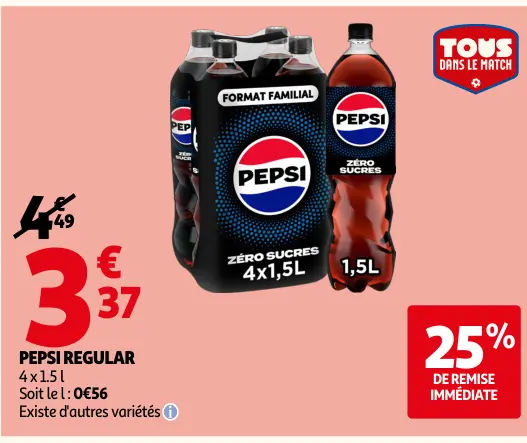 Promotie: Pepsi regular