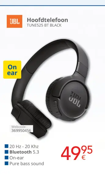 Aanbieding: Hoofdtelefoon