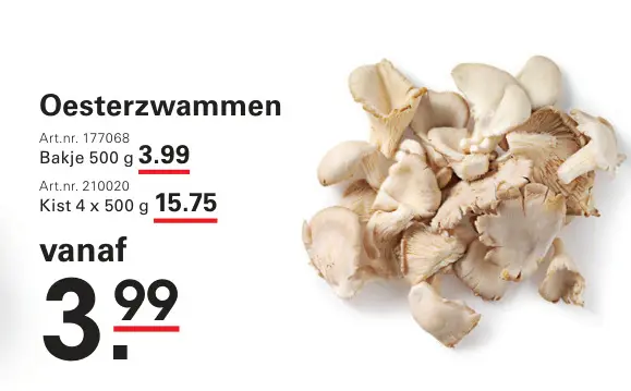 Aanbieding: Oesterzwammen