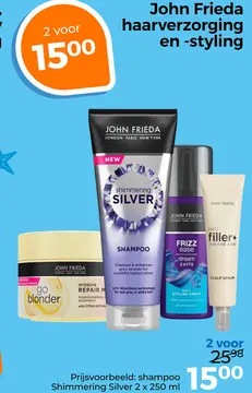 Aanbieding: John Frieda haarverzorging en -styling