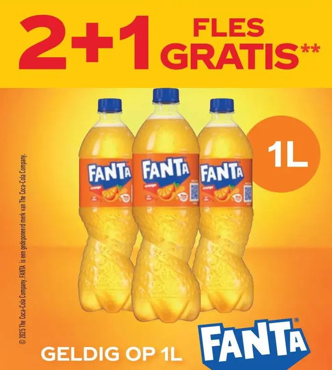 Aanbieding: Fanta 1L