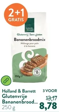 Aanbieding: Glutenvrije Bananenbroodmix
