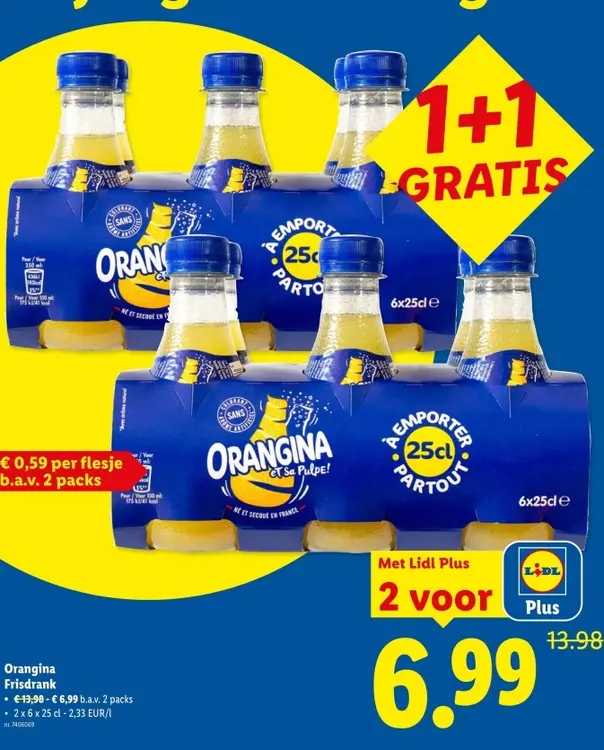 Promotie: Orangina Frisdrank