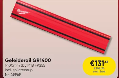 Promotie: Geleiderail GR1400