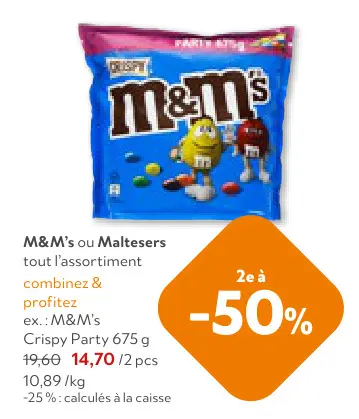 Offre: M&M's Crispy Party