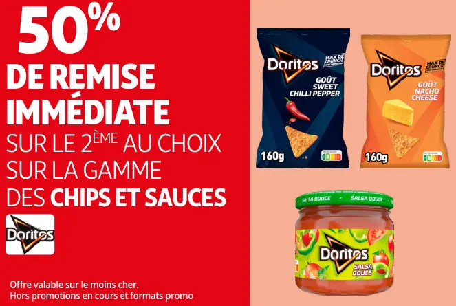 Offre: La gamme des chips et sauces