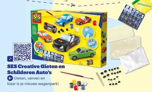 Aanbieding: Creative Gieten en Schilderen Auto's