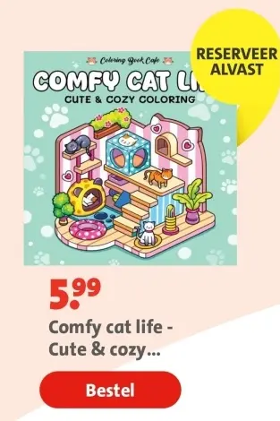 Aanbieding: Comfy cat life - Cute & cozy...