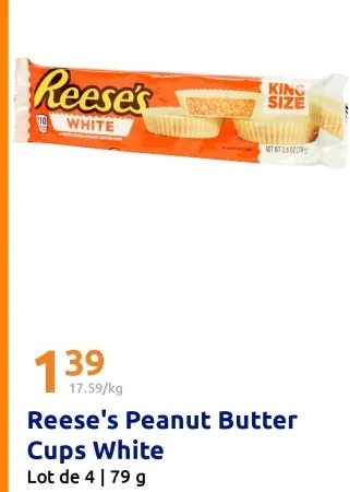 Offre: Reese's Peanut Butter Cups White