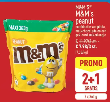 Promotie: M&M's peanut