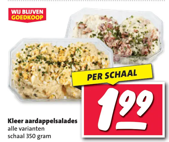 Aanbieding: Kleer aardappelsalades