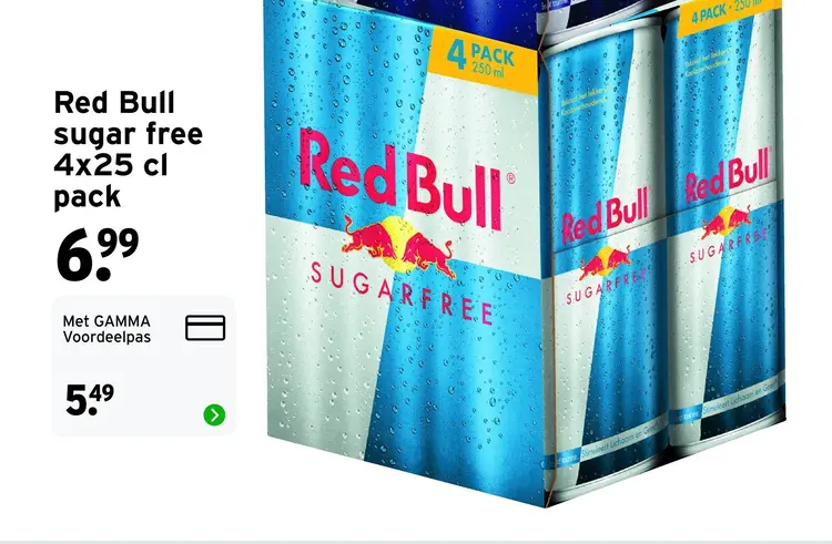 Aanbieding: Red Bull sugar free