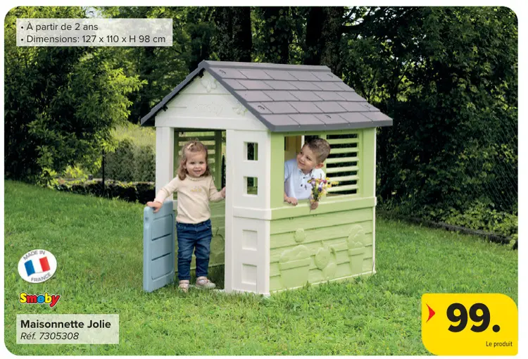 Offre: Maisonnette Jolie