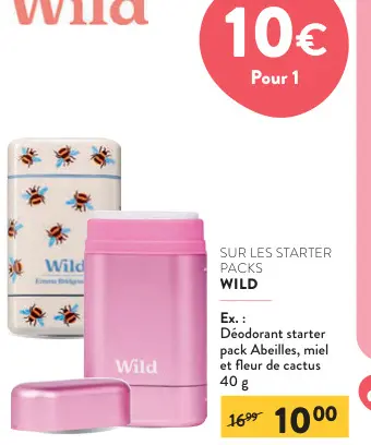Offre: Déodorant starter pack Abeilles, miel et fleu