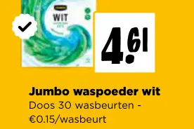Promotie: Waspoeder wit